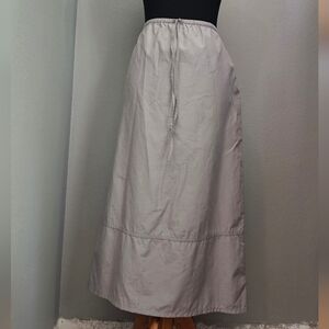 Vintage Streetwear nylon midi skirt medium